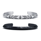 Viking Cuff Bangle, Men Bracelet, Stainless Steel Arrow Celtic Men’s Metal Cuff Bracelet