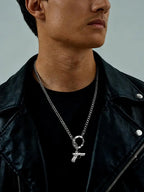 PENDRA Cuban Handcuffs Chain Necklace