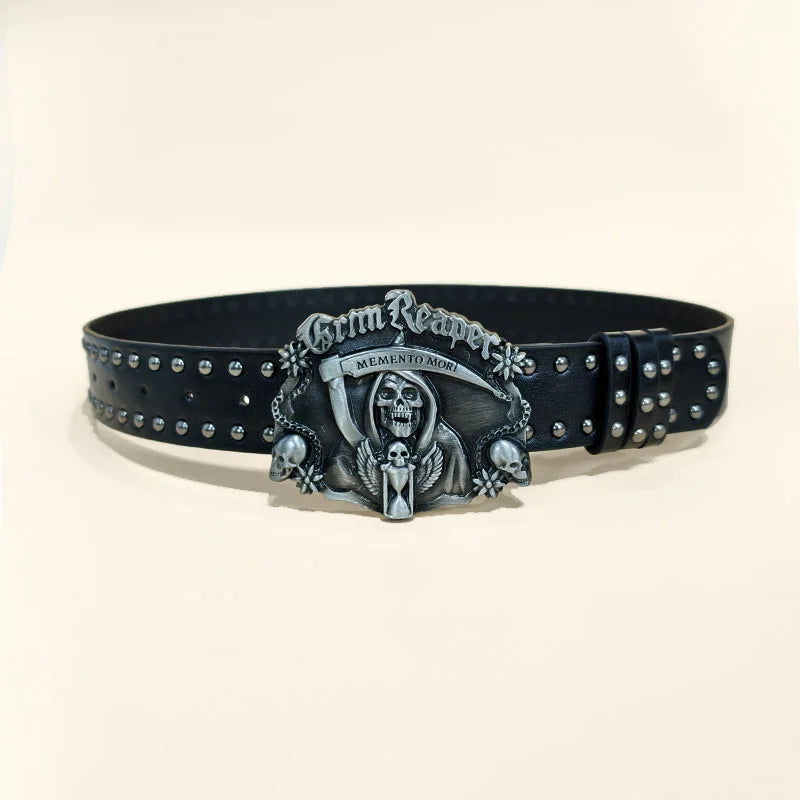 PENDRA Galaeva Black Skull Luxury Belt
