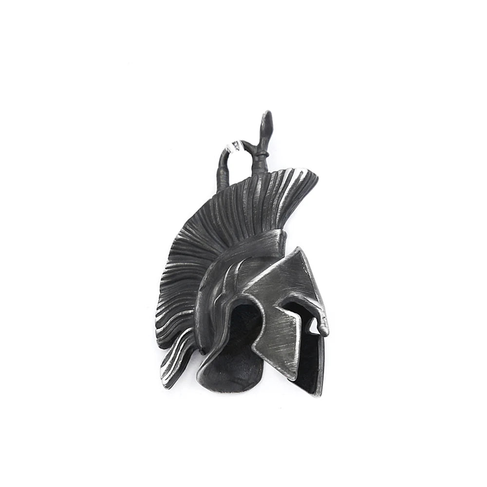 PENDRA Spartan Warrior 3D Pendant Necklace