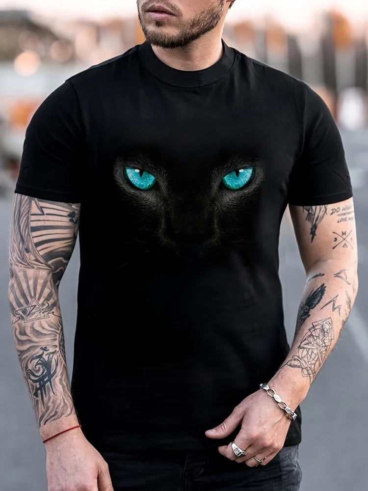 PENDRA Duck Print Loose Comfortable Short Sleeve T-Shirt