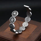 PENDRA Zodiac Twelve Stainless Steel Cuff Bracelet