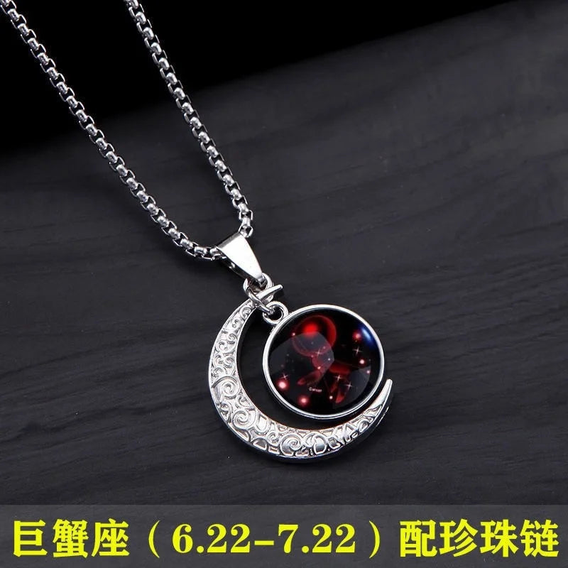 PENDRA Zodiacglow Luminous Twelve Constellations Pendant Necklace