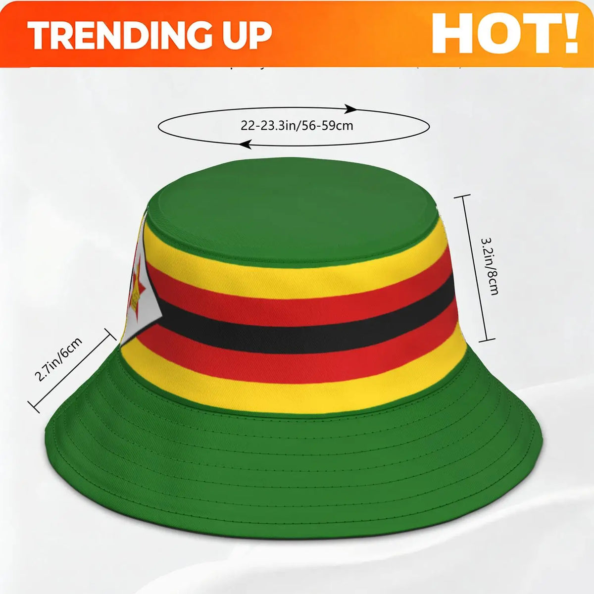 Zimbabwe Fisherman Hats Custom Made Name Team Logo Bucket Cap Zwe Country Travel Yezimbabwe Nation Zimbabwean Flags Headgear