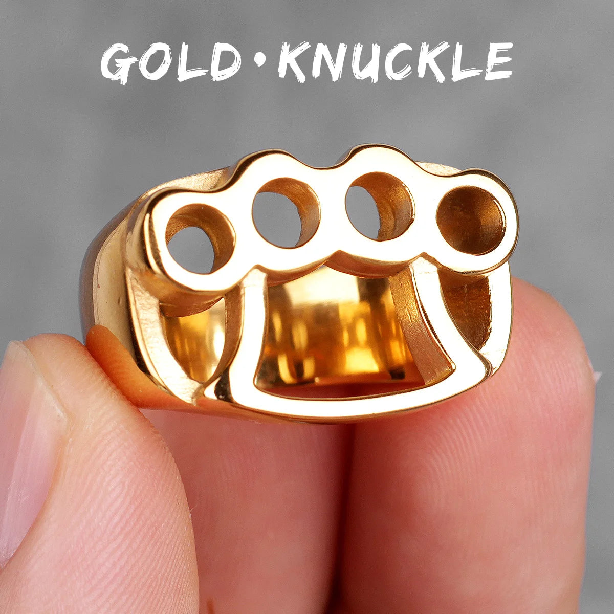 PENDRA Fight Boxing Knuckles Steel Ring