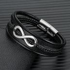 PENDRA Infinity Classic Leather Bracelet