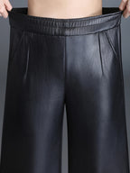 PENDRA Noir Flare High Waist Floor Length Pants