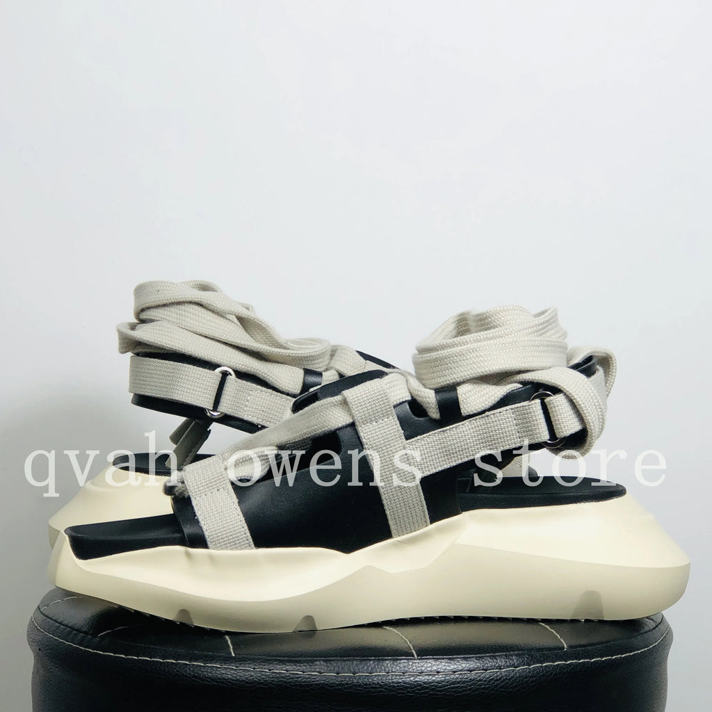 PENDRA Avenon Men's T-Strap Leather Sandals