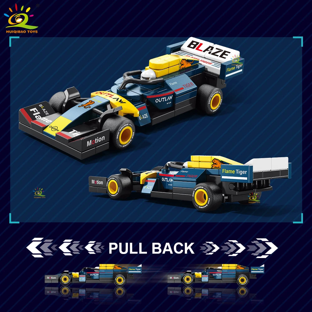 PENDRA Racing Pull LED Building Set