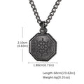 PENDRA Ship Wheel Pendant Necklace