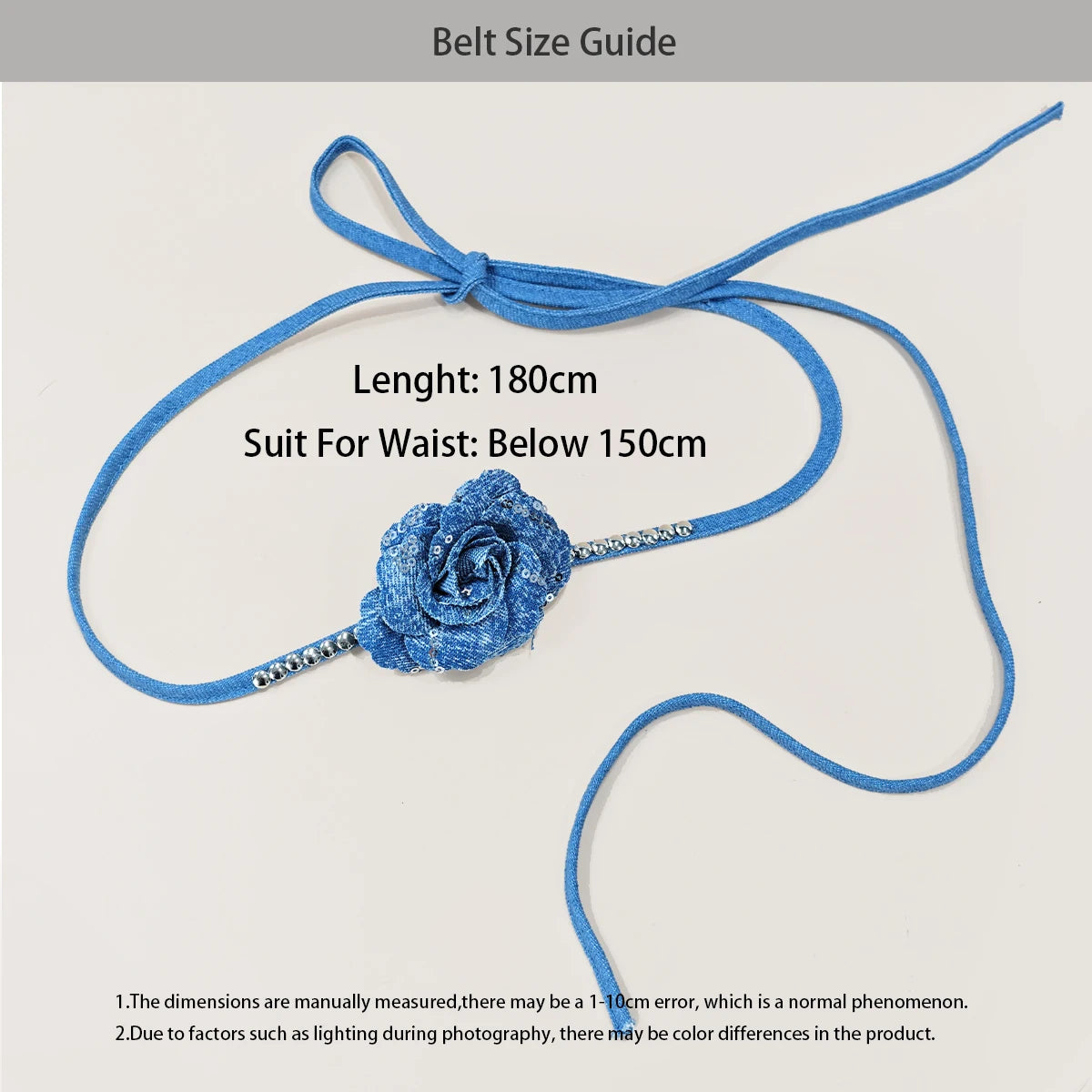 Romantic Gothic Phantom Flower Chain Necklace for Women Ladies Korean Fashion Adjustable Denim Belt Y2K Accessories Plus Size