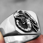 PENDRA Poisonous Scorpion Couple Steel Ring