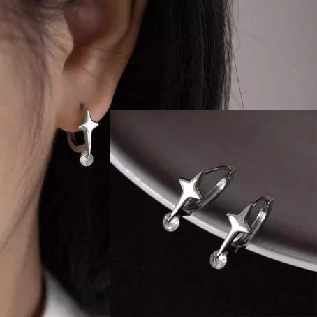 PENDRA Geometry Sterling Silver 2 Earrings