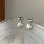 PENDRA Liquid Lava Sterling Silver Earrings