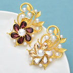 PENDRA Florielle11 Crystal Brooch