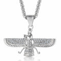 PENDRA Wing Zoroastrian Pendant Necklace