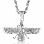 PENDRA Wing Zoroastrian Pendant Necklace