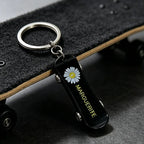 PENDRA Skateboard Stainless Steel Keychain