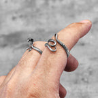 PENDRA Octopus Tentacles Couple Steel Ring