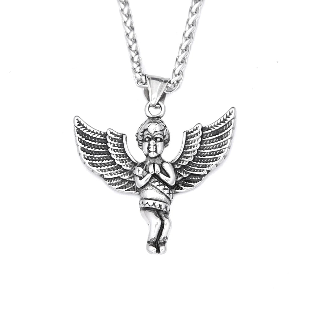 PENDRA Guardianangel Praying Hand Angel Pendant