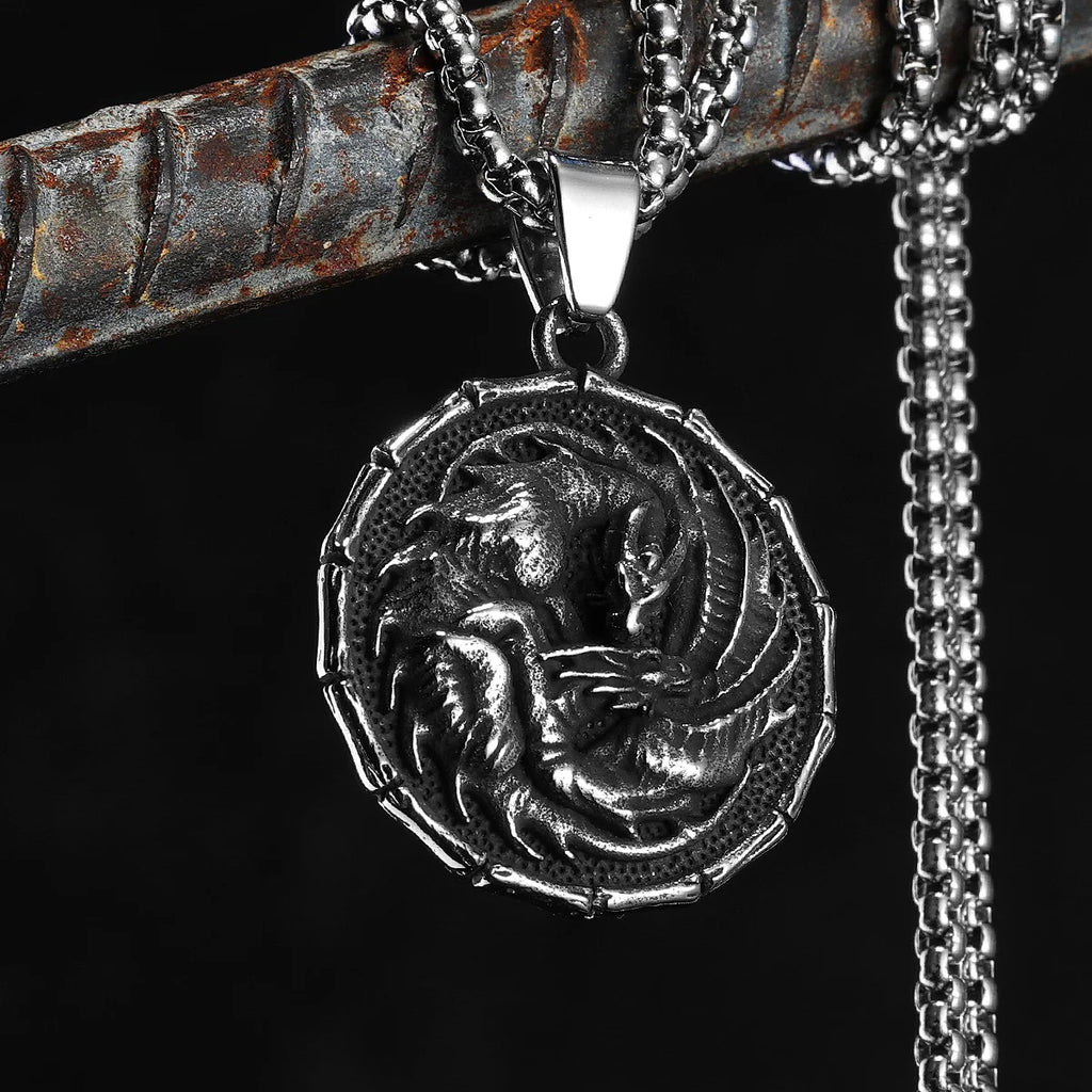 PENDRA Uliessa Dragon Motif Necklace