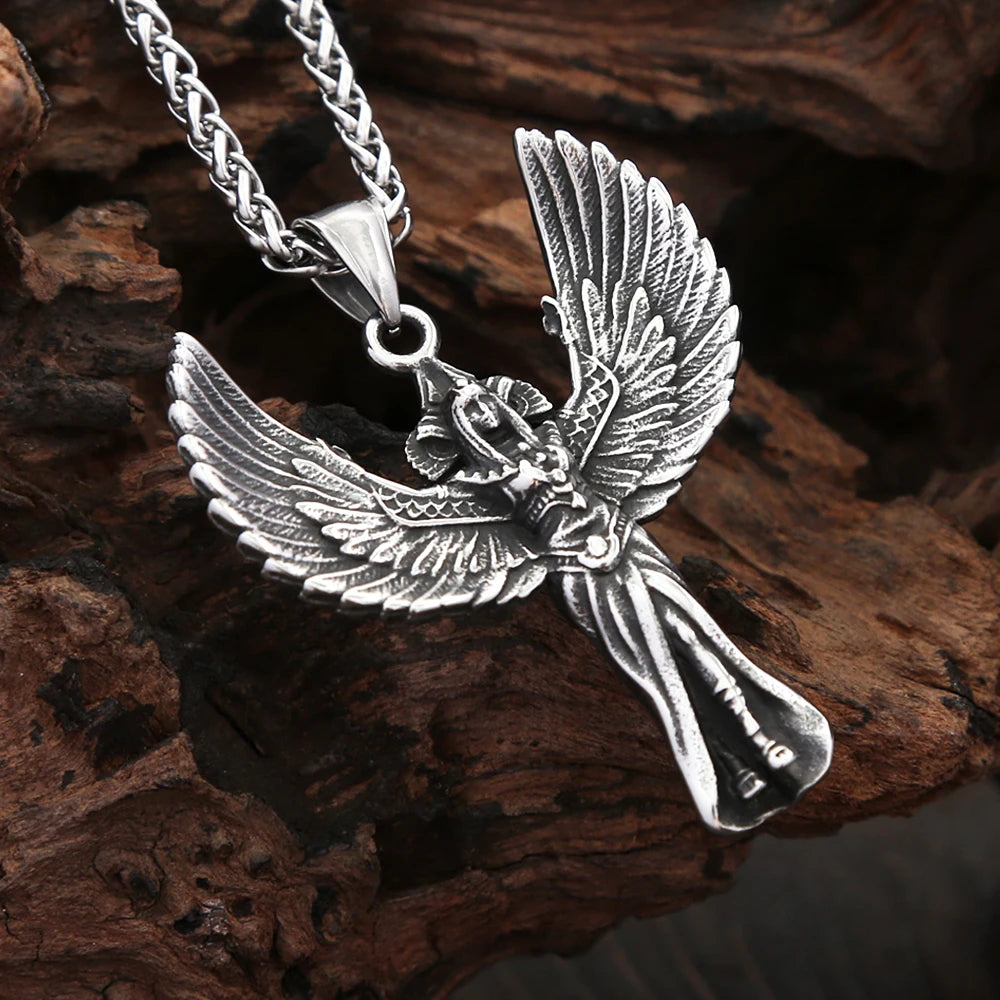 PENDRA Guardianangel Praying Hand Angel Pendant