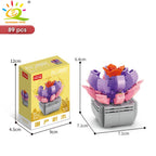 PENDRA Succulent Potted Floral Building Set