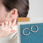 PENDRA Geometry Sterling Silver 2 Earrings