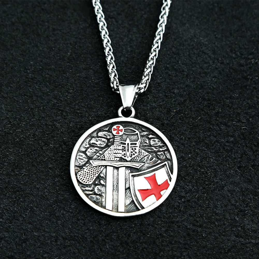PENDRA Templarforge Knight Templar Cross Pendant