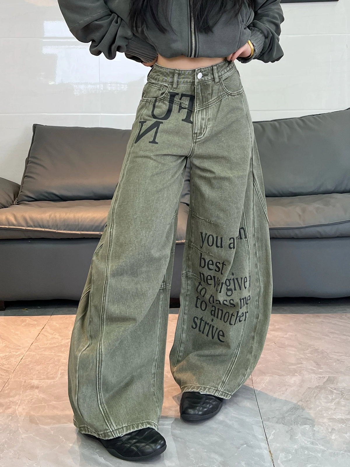 PENDRA American Street Letter Jeans