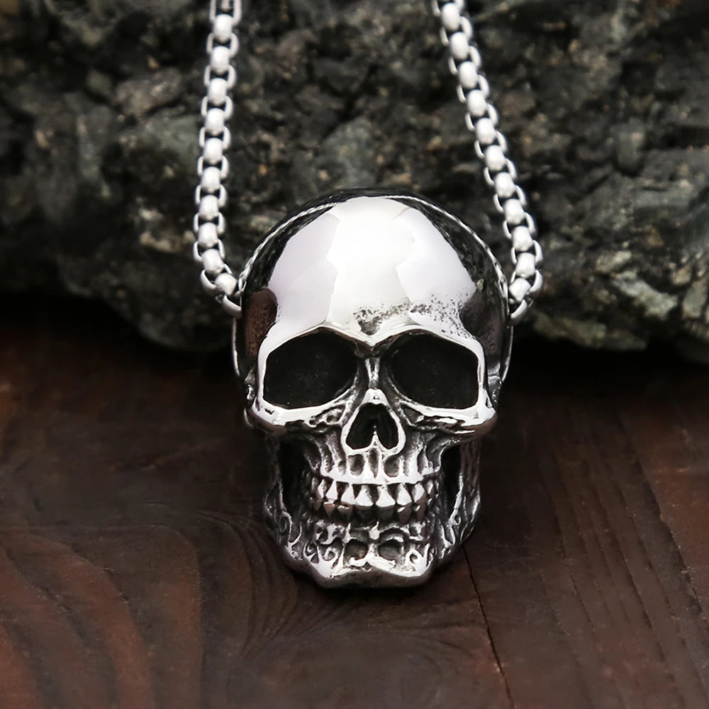 PENDRA Skullgoth Vintage Stainless Steel Skull Pendant