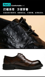 PENDRA Leather Lace Platform Shoes