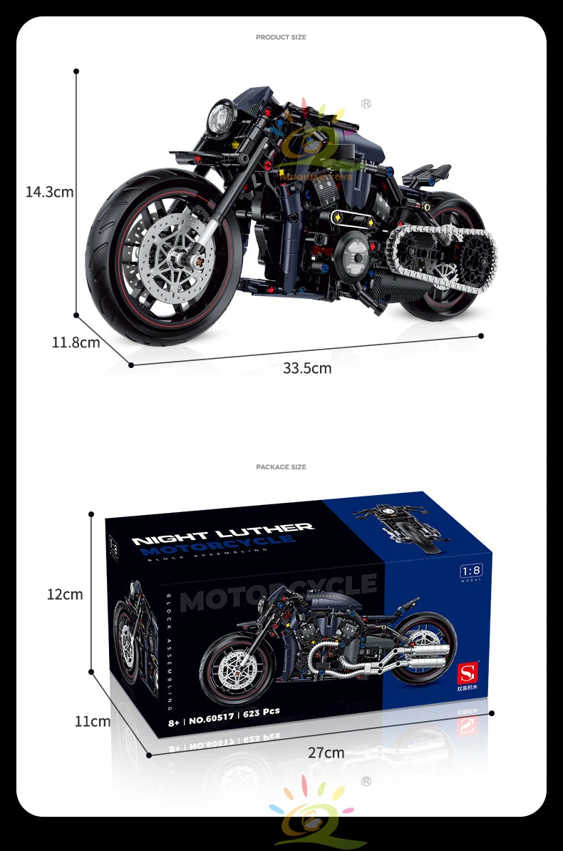 PENDRA Motorbike High Tech Building Set