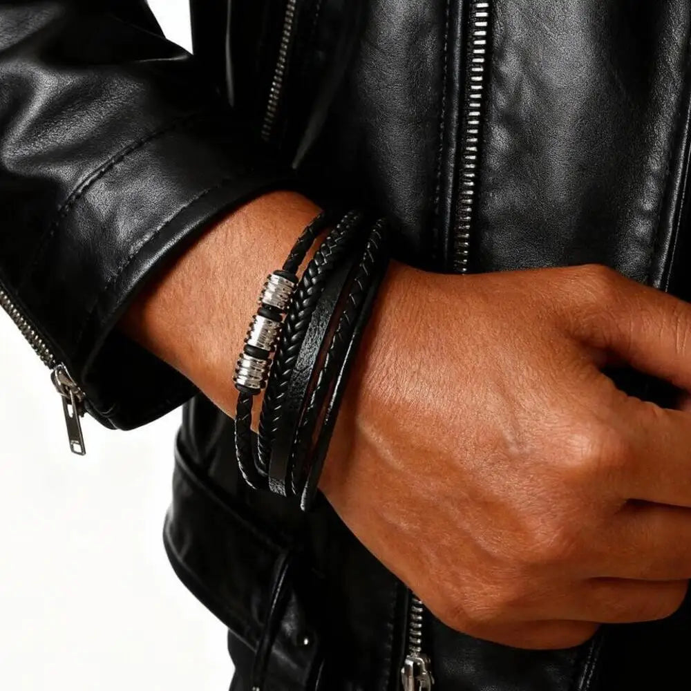 PENDRA Belorin Braided Leather Bracelet