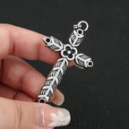 PENDRA Rhombuscross Gothic Rhombus Cross Pendant