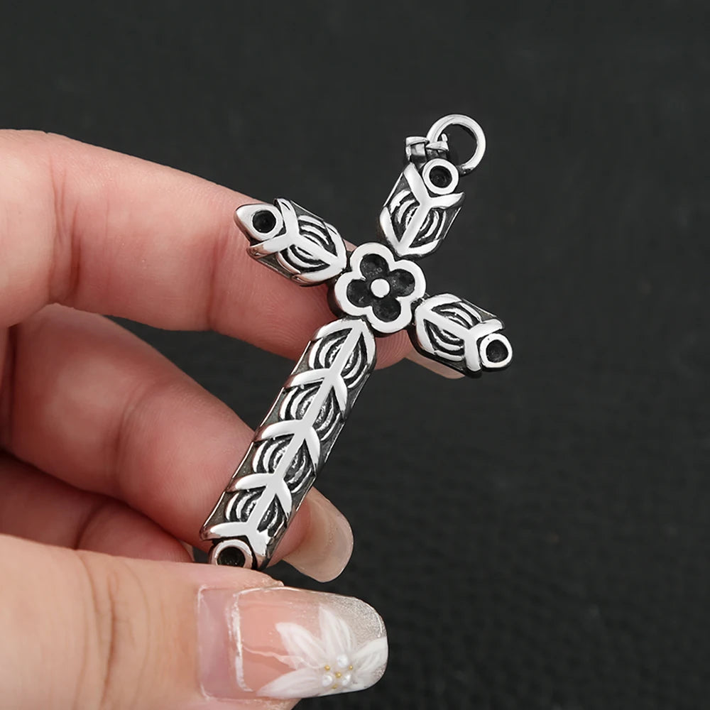 PENDRA Rhombuscross Gothic Rhombus Cross Pendant