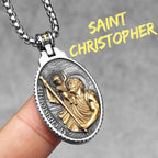 PENDRA Jesus Angel Virgin Steel Necklace