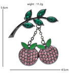 PENDRA Cherryelle 3-Color Shining Cherry Brooch