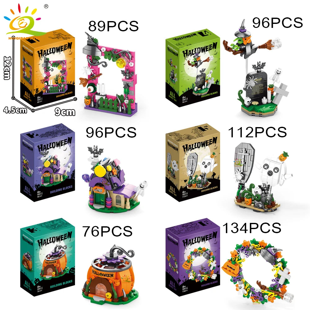 PENDRA Pumpkin Ghost House Building Set