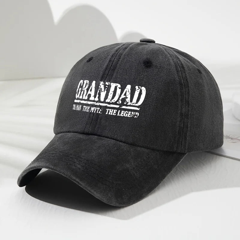 PENDRA Grandad Letter Soft Baseball Cap