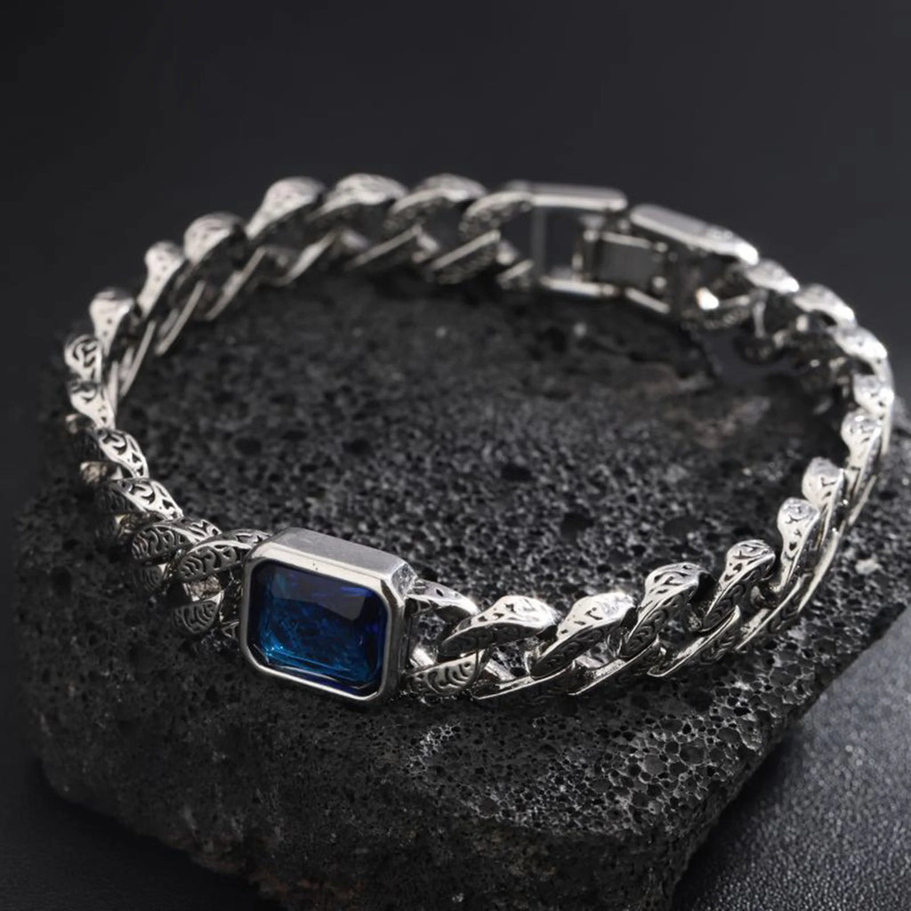 PENDRA Cuban Embossed Bracelet