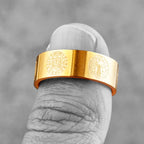 PENDRA Saint Benedict Exorcism Steel Ring