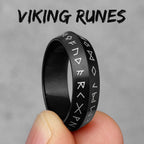 Vintage Nordic Viking Runes Celtic Knot Series Stainless Steel Womens Mens Rings Punk Biker Jewelry Creativity Gift Wholesale
