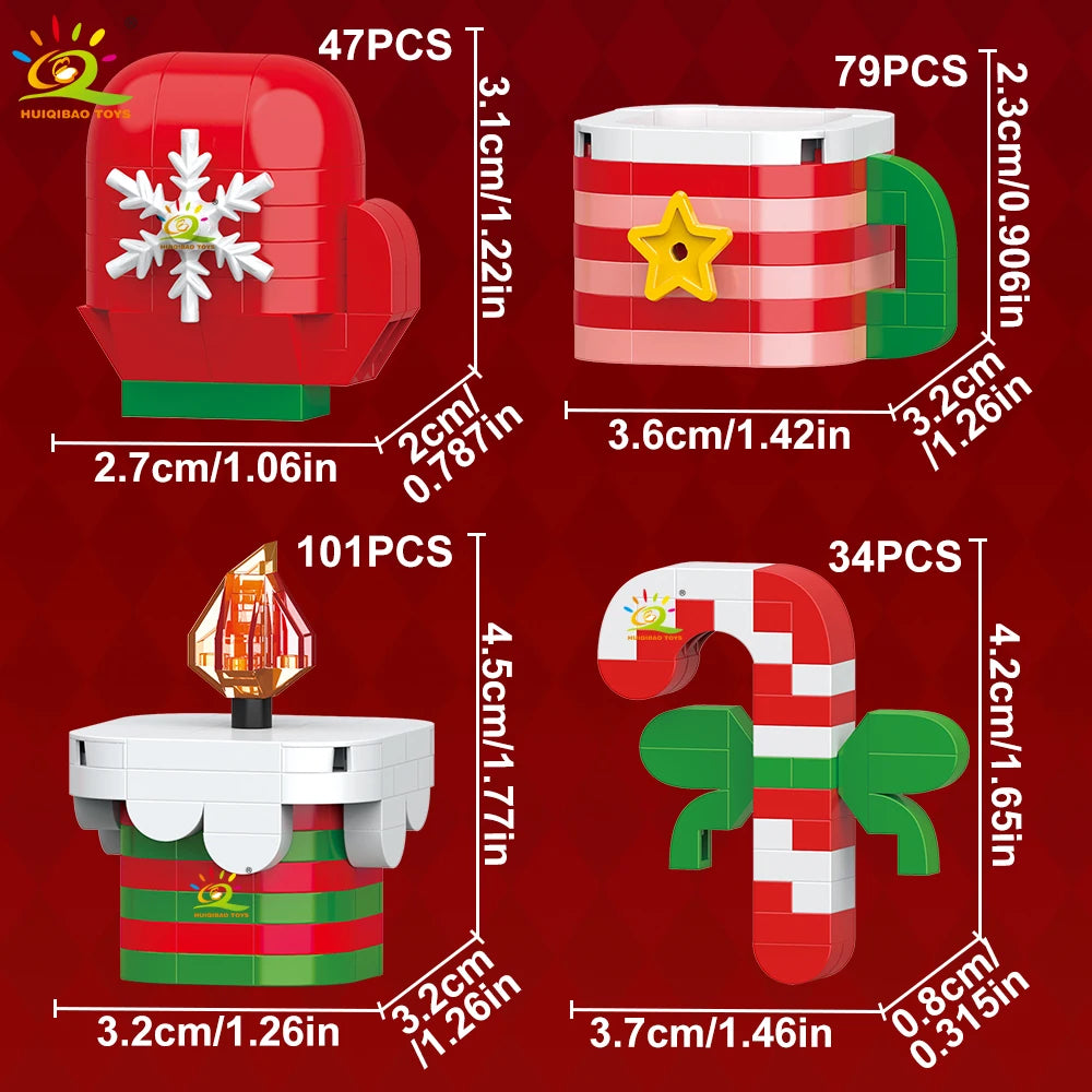 PENDRA Santa Claus Mini Building Set