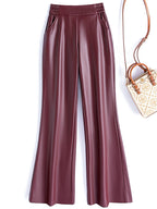 PENDRA Leather Elastic Waisted Pants
