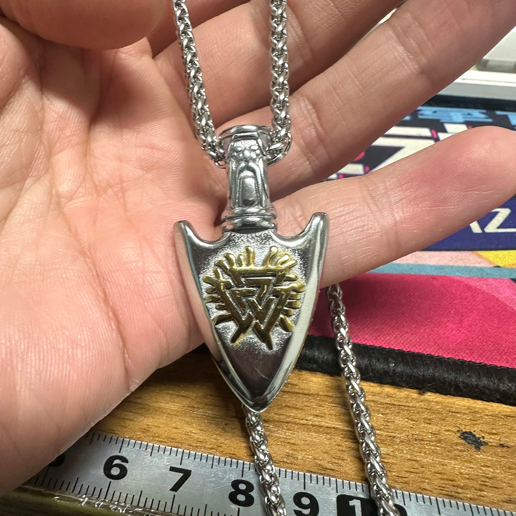 PENDRA Steel Gold Necklace