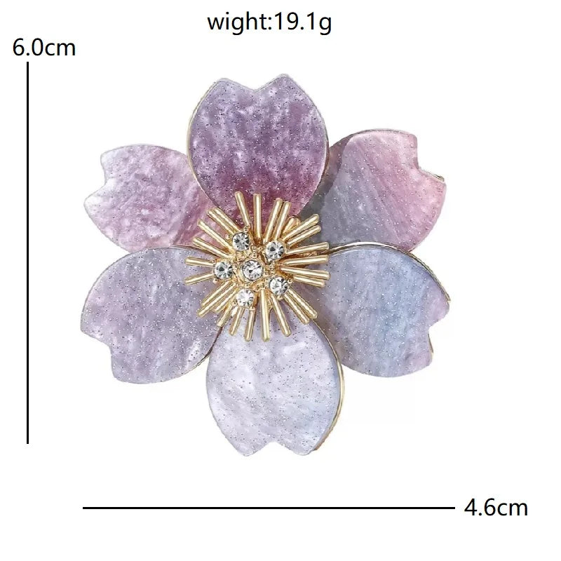 PENDRA Clovera Clover Flower Brooch