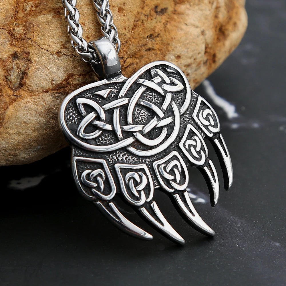 PENDRA Bearclaw 316L Stainless Steel Bear Claw Pendant