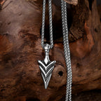 PENDRA Viking Spear Norse Steel Necklace