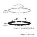 PENDRA Cross Beaded Stone Bracelet